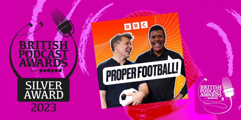An image of Proper Football Wins Silver At The British Podcast Awards